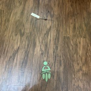 Lucky brand painted necklace